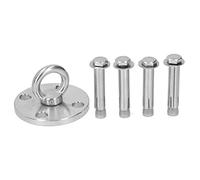 FSAKLPXOV Ceiling Bracket Wall Mount Yoga Hammock Hook, Stainless Steel Swing Fixing Hanger with 4 Anchor Screws for Outdoor Swings, Hanging Chairs, Aerial Yoga, Sandbags, Climbing