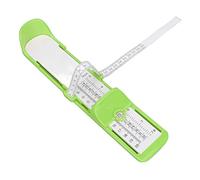 FSAKLPXOV Children Foot Gauge, Kids Foot Measuring Device, High Precision Shoe Sizer with 0-20cm Range, Portable and Safe Foot Measurer for Accurate Shoe Fitting at Home or Store (Green)
