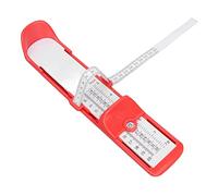 FSAKLPXOV Children Foot Gauge, Kids Foot Measuring Device, High Precision Shoe Sizer with 0-20cm Range, Portable and Safe Foot Measurer for Accurate Shoe Fitting at Home or Store (Red)