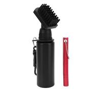 FSAKLPXOV Club Cleaner Brush with 150ml Leakage - Proof Squeeze Bottle, Groove Sharpener Tool and Retainer Clip for Golf Clubs, ABS & Aluminium Alloy, Lightweight Portable Cleaning Kit (Red)
