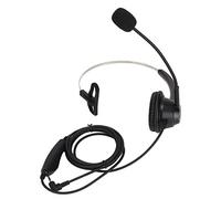 FSAKLPXOV H360-2.5MV 2.5mm Business Headset, Monaural Office Headset with Volume Control and Mic Mute, Single Ear Telephone Headset for Call Center and Office Use