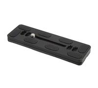 FSAKLPXOV Quick Release Plate for Arca Swiss Camera Tripod Ball Head, Aluminium Alloy QR Plate with 1/4 Inch Screw and D Ring Screw, 38mm Mount Anti - Slip Rubber Pads (120mm)