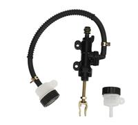 FSAKLPXOV Rear Brake Master Cylinder Reservoir, Universal Rear Brake Master Cylinder Pump, High Performance ABS Material with Easy Installation for 70cc to 200cc Chinese ATV Quad Pit