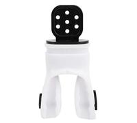 FSAKLPXOV Snorkel Mouthpiece for Diving Breathing Tube, Soft Adjustable Silicone Mouthpiece with Ergonomic Fit, Replacement Part for Snorkeling Second Stage Kit in Black and White (Pure White)