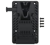 FSAKLPXOV V Lock Mount Battery Plate, V Mount Battery Gusset for Camera, 14.8V Input/Output with DIY Wiring Head, Plastic V Lock Battery Protection Plate for V - Mount Batteries