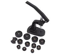FSAKLPXOV Watch Press Tool Kit Set, Watch Back Case Remover and Closer with 12 Durable Dies, Adjustable Pry Tool for Watch Repair, Includes 1 Tweezers for Battery Replacement