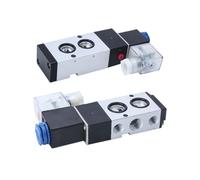 FSBNMNXPQ 1PCS 4M210-08 4M310-08 4M410-10 Pneumatic Electric Solenoid Valve 2 Position 3 Port Five Way Control Air Valve Electromagnetic.(4M210-08 PC4-02)