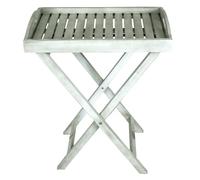 FSC® 100% Certified Acacia White Washed Wooden Butler Tray