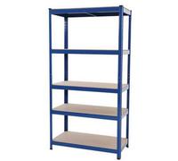 Fsc Certified Rapid Racking Budget Shelving 300mmd 5 Chipboard Blue