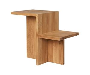 FSC Distinct wooden side table Bois clair one size