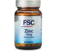 FSC Zinc with Copper 15mg 30 Tablets