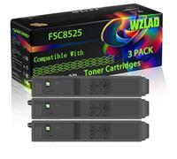 FSC8525 Compatible for Kyocera Toner Cartridges with Chip FS-C8020 MFP FS-C8025 FS-C8520 FS-C8525 Printers (3 Pack Black)