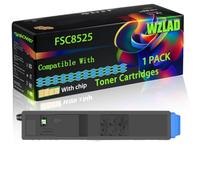 FSC8525 Compatible for Kyocera Toner Cartridges with Chip FS-C8020 Printers (1 Pack Cyan)