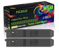 FSC8525 Compatible for Kyocera Toner Cartridges with Chip FS-C8020 Printers (2 Pack Black)