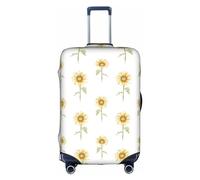 FSCEV Blossoming Sunflowe Trolley Suitcase Protective Cover Business Travel Luggage Protector Fashion 18-32 Inches