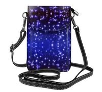 FSCEV Bright Stars Small Cell Phone Purse Crossbody Bag Shoulder Purse Handbag
