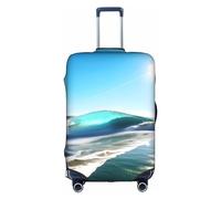 FSCEV Clear Sky Wave Beach Trolley Suitcase Protective Cover Business Travel Luggage Protector Fashion 18-32 Inches