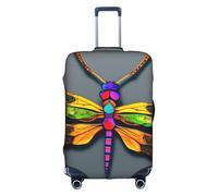 FSCEV Cute Dragonfly Trolley Suitcase Protective Cover Business Travel Luggage Protector Fashion 18-32 Inches