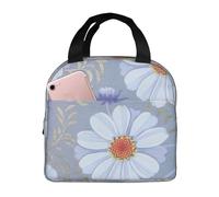 FSCEV Daisy Blue. Lunch Bag Handheld Bento Bag Picnic Miscellaneous Shopping Bag