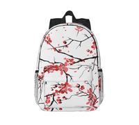 FSCEV Delicate Cherry Blossoms Backpack Basics Classic Rucksack School Bag Men And Women Work Multi-Functional 15 Inch