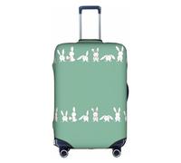 FSCEV Easter Bunny Trolley Suitcase Protective Cover Business Travel Luggage Protector Fashion 18-32 Inches