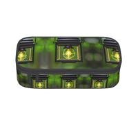 FSCEV Firefly and Lantern Pencil Case Big Capacity Pencil Pen Case Office Large Storage Bag Pouch Holder