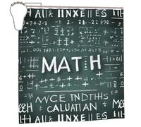 FSCEV Formulas Shapes Theory Math Shower Curtain 72x72in Bathroom Bathtub Supplies Protecting Privacy Long Shower Curtain