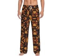 FSCEV Heaps Of Orange Monarch Butterflies Men'S Pajama Pants Essentials Loungewear Relaxed Nighttime Sleep Lazy Weekend