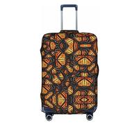 FSCEV Heaps of Orange Monarch Butterflies Trolley Suitcase Protective Cover Business Travel Luggage Protector Fashion 18-32 Inches