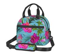 FSCEV Hello Hawaii Lunch Bag Reusable Hand Carried Crossbody Warm Fresh-Keeping Bag