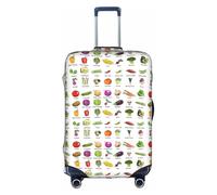 FSCEV Introduction of Various Vegetables Trolley Suitcase Protective Cover Business Travel Luggage Protector Fashion 18-32 Inches