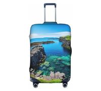 FSCEV Jeju Island Korea Trolley Suitcase Protective Cover Business Travel Luggage Protector Fashion 18-32 Inches