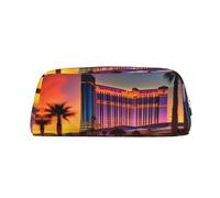 FSCEV Las Vegas Sunset 1 Pen Case Pencil Case Cosmetic Bag Office Storage Bag Pouch Holder Daily Storage