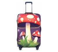 FSCEV Magic Red Mushroom Trolley Suitcase Protective Cover Business Travel Luggage Protector Fashion 18-32 Inches