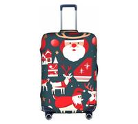 FSCEV Merry Christmas Trolley Suitcase Protective Cover Business Travel Luggage Protector Fashion 18-32 Inches