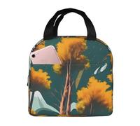 FSCEV National Parks Sunshine Trees Lunch Bag Handheld Bento Bag Picnic Miscellaneous Shopping Bag