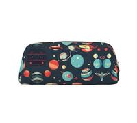 FSCEV Outer Space Planet Pen Case Pencil Case Cosmetic Bag Office Storage Bag Pouch Holder Daily Storage