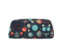 FSCEV Outer Space Planet Pen Case Pencil Case Cosmetic Bag Office Storage Bag Pouch Holder Daily Storage
