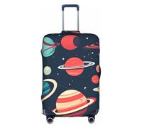 FSCEV Outer Space Planets Trolley Suitcase Protective Cover Business Travel Luggage Protector Fashion 18-32 Inches