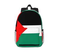 FSCEV Palestine Flag Backpack Basics Classic Rucksack School Bag Men And Women Work Multi-Functional 15 Inch
