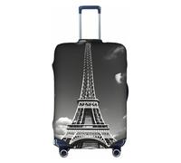 FSCEV Paris Eiffel Tower and Cloud Trolley Suitcase Protective Cover Business Travel Luggage Protector Fashion 18-32 Inches