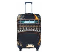 FSCEV Paris Eiffel Tower Picture Trolley Suitcase Protective Cover Business Travel Luggage Protector Fashion 18-32 Inches