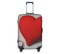 FSCEV Romantic Reds Heart Trolley Suitcase Protective Cover Business Travel Luggage Protector Fashion 18-32 Inches