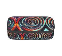 FSCEV Space Spiral Cosmic Pencil Case Big Capacity Pencil Pen Case Office Large Storage Bag Pouch Holder
