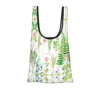FSCEV Springtime Herb Garden Reusable Grocery Shopping Bag Utility Tote Cart Organizer Multi-Purpose Storage Pouch