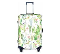 FSCEV Springtime Herb Garden Trolley Suitcase Protective Cover Business Travel Luggage Protector Fashion 18-32 Inches