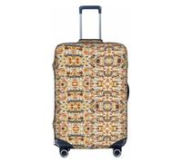 FSCEV Starfish Seashell Sandy Beach Theme Trolley Suitcase Protective Cover Business Travel Luggage Protector Fashion 18-32 Inches