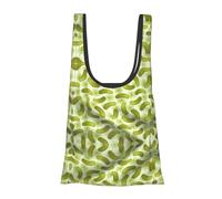 FSCEV Sushi Dill Pickles Reusable Grocery Shopping Bag Utility Tote Cart Organizer Multi-Purpose Storage Pouch