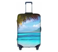FSCEV Tahiti Beach Trolley Suitcase Protective Cover Business Travel Luggage Protector Fashion 18-32 Inches
