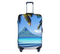 FSCEV Tahiti Beaches Trolley Suitcase Protective Cover Business Travel Luggage Protector Fashion 18-32 Inches